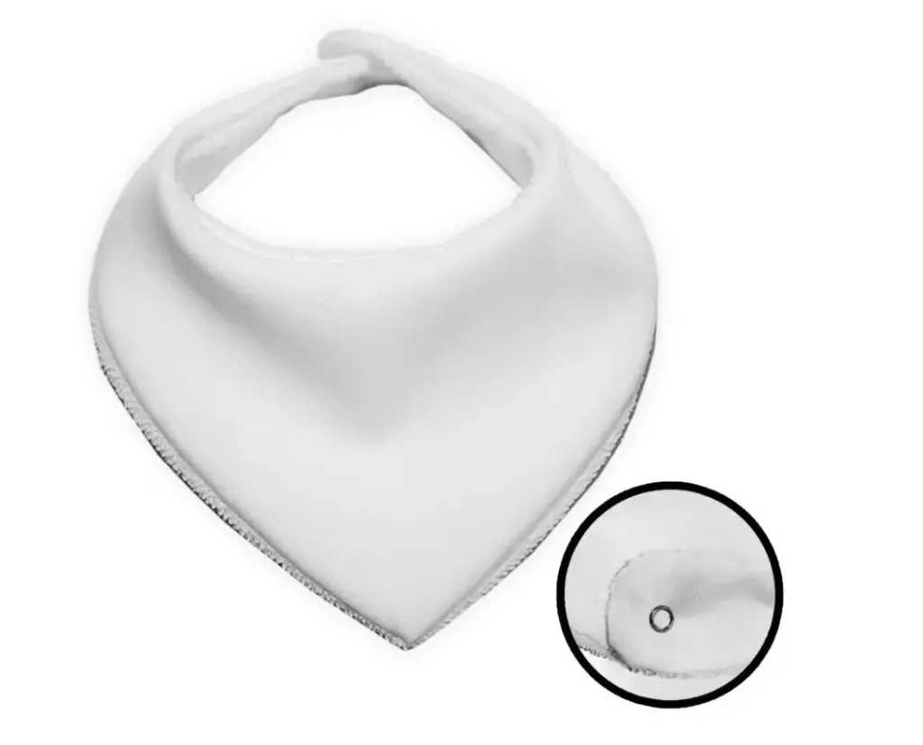 Babero Triangular Blanco